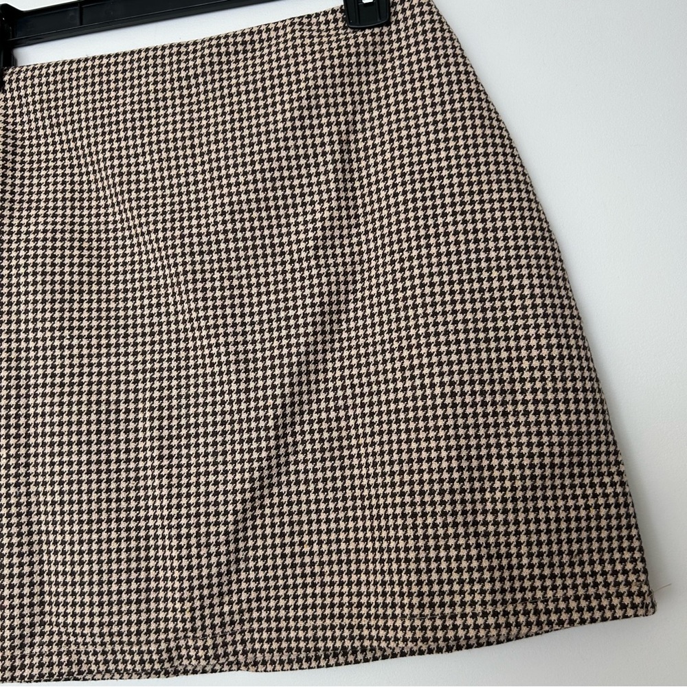 Shein Houndstooth Mini Skirt - Picture 3 of 7